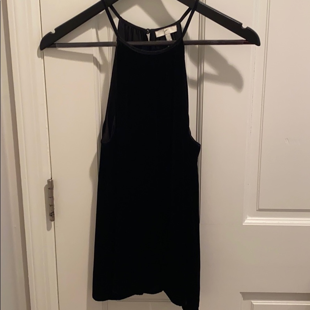 Joie Velvet Halter Top